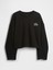 Kadın Siyah Vintagesoft Oversized Gap Logo Sweatshirt 2