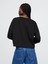 Kadın Siyah Vintagesoft Oversized Gap Logo Sweatshirt 4