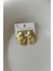 Sarmal Gold Çelik Küpe 1
