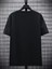 Futre Baskılı Oversize Bisiklet Yaka T-Shirt - Siyah 2
