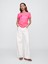 Kadın Pembe Gap Logo T-Shirt 4
