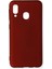 Samsung Galaxy A20E Kılıf First Silikon - Bordo Mrayd 1