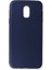 Samsung Galaxy C8 Kılıf First Silikon - Lacivert Mrayd 1