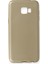 Samsung Galaxy C5 Pro Kılıf First Silikon - Gold Mrayd 1