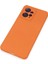 Xiaomi Redmi Note 12 4g Kılıf Nano Içi Kadife Silikon - Turuncu Mrayd 1