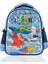 Tek Bölmeli Cute Shark Anaokulu Çantası Mavi (Mu-0051) 1