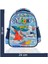 Tek Bölmeli Cute Shark Anaokulu Çantası Mavi (Mu-0051) 2