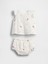 Bebek Orange Kıss Neon Crinkle Gauze Outfit Set 1