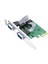 Pcı Express To 2 Port 9 Pin RS-232 Seri Com Db9 Genişletme Kartı 1