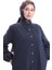 Boydan Düğmeli Kot Ferace 0058-01 Lacivert 3