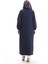 Boydan Düğmeli Kot Ferace 0058-01 Lacivert 5