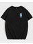 Baskılı Oversize T-Shirt - Siyah 2