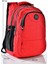 Unısex Ortaokul Lise Günlük Okul Sırt Çantası Kırmızı 1
