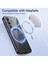 Samsung Galaxy A36 Kılıf Magsafe Wirelles Şarj Destekli Parlak Renkli Kenarlı Arkası Şeffaf Lensli Silikon 5