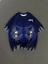 Bisiklet Yaka Baskılı Oversize T-Shirt - Lacivert 5