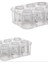 Bhrstore- 6 Bölmeli Çay Bardağı Taşıma / Saklama Aparatı Kutusu Seyahat Piknik Karavan Bardaklık 2