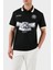 Relaxed Fit Logo Desenli Düğmeli Polo Yaka T Shirt Erkek Polo Yaka T Shirt 50516088 001 1