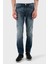 Pamuklu Slim Fit Normal Bel Dar Paça Jeans Erkek Kot Pantolon 50537686 411 3