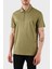 Pamuk Karışımlı Regular Fit Yarım Fermuarlı Polo Yaka T Shirt Erkek T Shirt 50537954 311 4
