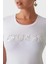 Cn Ss Taşlı Logo Pamuk Slim Fit T Shirt W5GI17J1314 Bayan T Shirt W5GI17 J1314 G011 3