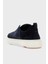 Logolu Süet Kalın Tabanlı Slip-On Sneaker Ayakkabı Erkek Ayakkabı MBCD21995BARTFEHU59 4