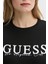 Kamelie Logolu Pamuklu Slim Fit Bisiklet Yaka T Shirt V5GI15J1314 Bayan T Shirt V5GI15 J1314 Jblk 3