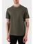 Jakarlı Regular Fit Pamuklu Bisiklet Yaka T Shirt Erkek T Shirt EM001288 AF10017 F8108 1