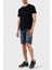 Kabartma Logolu Regular Fit Bisiklet Yaka T Shirt Erkek T Shirt EM000692 AF12362 UC001 2
