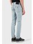 Streç Pamuklu Slim Fit Düşük Bel Dar Paça Jeans Erkek Kot Pantolon EM000121 AF13281 MB003 5