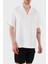 Keten Karışımlı Regular Fit Kısa Kollu Apaş Yaka Gömlek Erkek Gömlek EM000593 AF12356 U0002 4