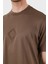 Kabartmalı Logo Pamuk Regular Fit Bisiklet Yaka T Shirt Erkek T Shirt EM001040 AF13669 U6195 5