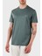 Pamuk Karışımlı Regular Fit Bisiklet Yaka Logolu T Shirt Erkek T Shirt 8N1TD8 1juvz U9083 3