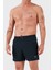 Dokulu Regular Fit Normal Bel Mayo Short Erkek Mayo Short EM000583 AF12336 UB102 2