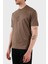 Kabartmalı Logo Pamuk Regular Fit Bisiklet Yaka T Shirt Erkek T Shirt EM001040 AF13669 U6195 4