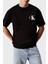 Logo Baskılı Pamuklu Relaxed Fit Bisiklet Yaka T Shirt J30J327475BEH Erkek T Shirt J30J327475 Beh 1