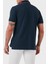 % 100 Pamuk Regular Fit Şerit Detaylı Düğmeli Polo Yaka T Shirt Erkek Polo Yaka T Shirt MRMD0016 AJ266 B3681 3