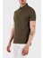 Streç Pamuklu Slim Fit Düğmeli Polo Yaka T Shirt Erkek Polo Yaka T Shirt MW0MW17770 Rbn 3