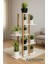 Modern 5 Katlı Saksılık Çiçeklik – Çok Katlı Bitki Standı Dekoratif Raf (Salon, Balkon, Ofis Uyumlu) 3