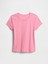 Kız Çocuk Pembe Desenli T-Shirt 1