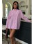 Çizgili Pembe Poplin Gömlek 3451 2
