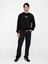 Erkek Siyah Gap Logo Vintage Soft Fleece Sweatshirt 5
