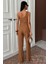 Tek Omuz Büstiyer Plazzo Pantolon Viscon Takım 10159 5