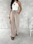 Ayrobin Oversize Kadın Pantalon - Bej 4