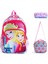 Prenses Frozen 3 Lü Set Okul Çantasi I?lk Okul Beslenmeli? Kalemli?kli? Kiz Karakterli? 1