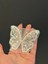 Boncuk Işleme Tül Kelebek Arma Dikiş Aplike 8x6 cm 4