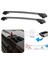 Nissan Qashqai +2 NJ10 (2010-2013) için Araca Özel Kilitlenebilir Ara Atkı / Portbagaj Taşıma Barları 2 Adet Set (Gri) 3