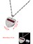 LED Işıklı Kayan Yazı Dekoratif Kalp Kolye (1 Adet) (Ebat: 5,9 cm x 5,8 cm ) (Zincir Uzunluğu: 35 cm ) 3