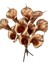 Yapay Çiçek Bronz Renk Gala Eva Malzeme Cala Flower 8li Demet 2