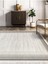 Çizgi Çerçeve Soft Halı, Dokuma Taban Dekoratif Şönil Ks-Dkm-90 3