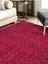 Nar Çiçeği Rengi, Dokuma Taban Halı Kilim Desen Dekoratif Şönil 4